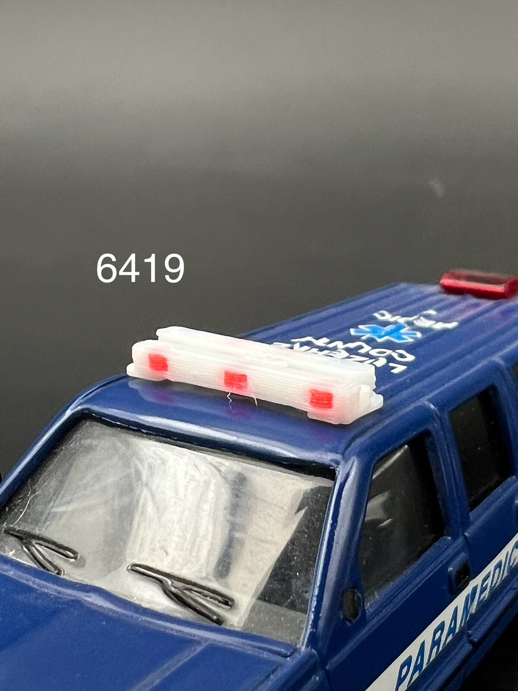 1/64 NYPD Highway Patrol (Down) High Riser Lightbar New York Police Sheriff0