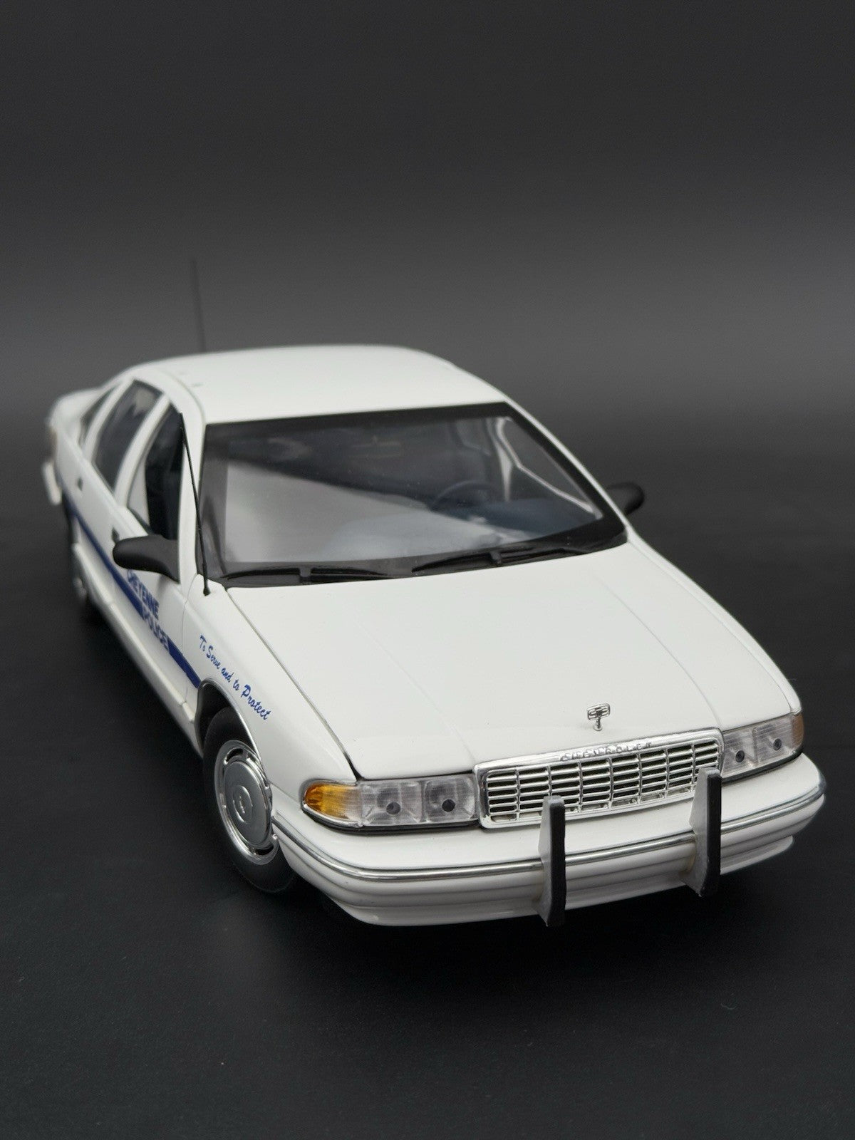 1/18 Vintage Push Bumper Guard For UT Chevrolet Caprice Police Car6