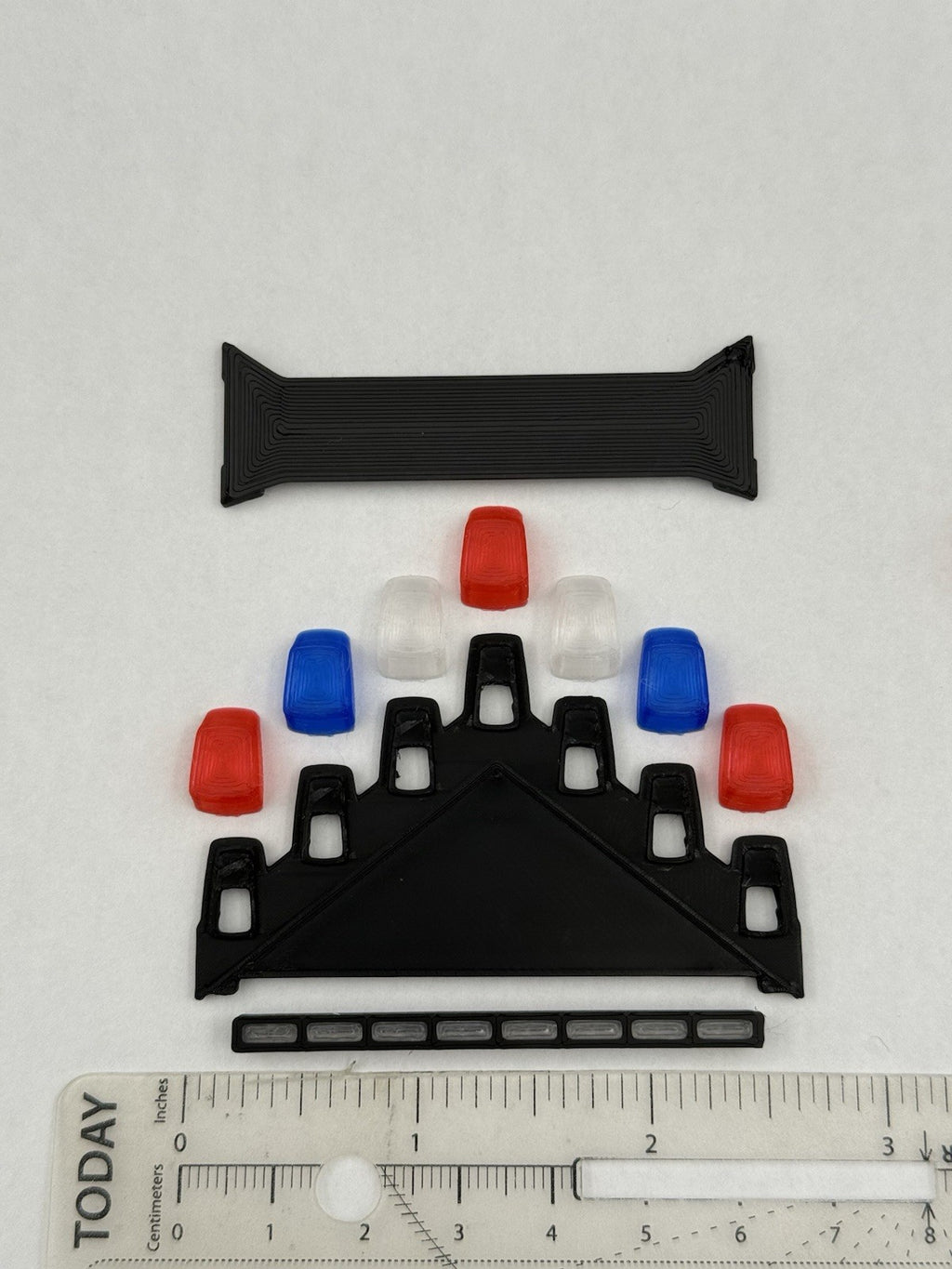 1/18 Scale Model LED Ready CHP PSP Federal Vector Lightbar Police Car 1837 BR31