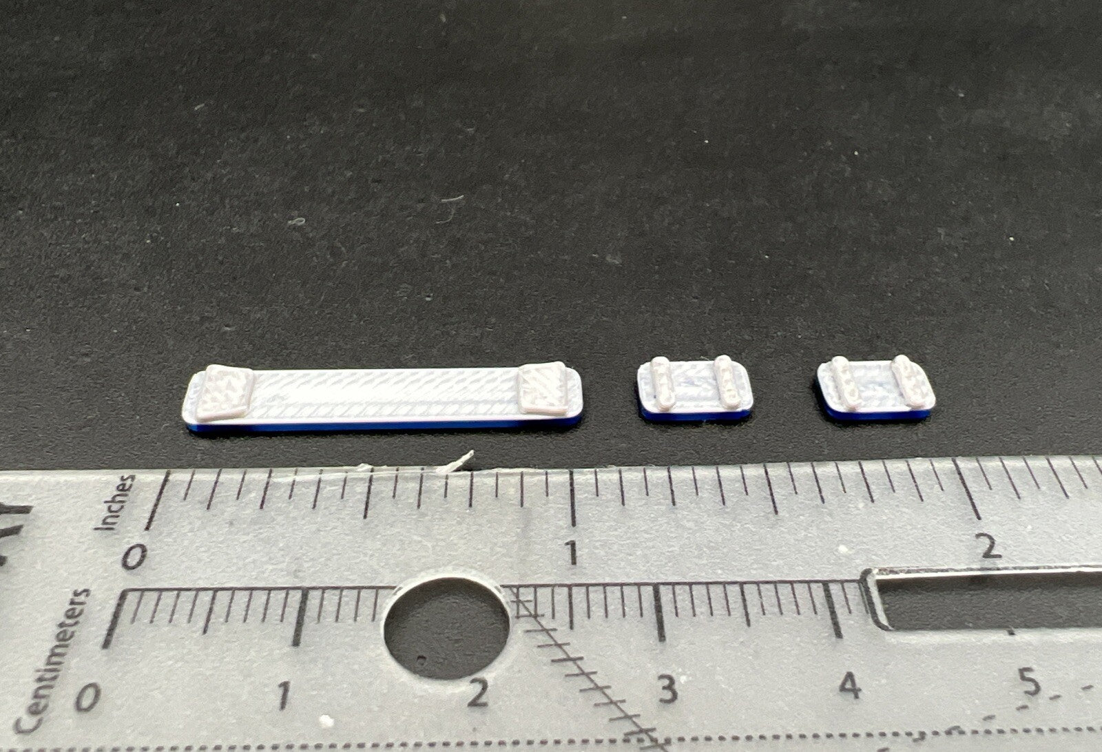 3 Pack 1/64 Whelen Long & Short Blue Lightbar Code 3 Fire DCP Tow Truck Trailer2