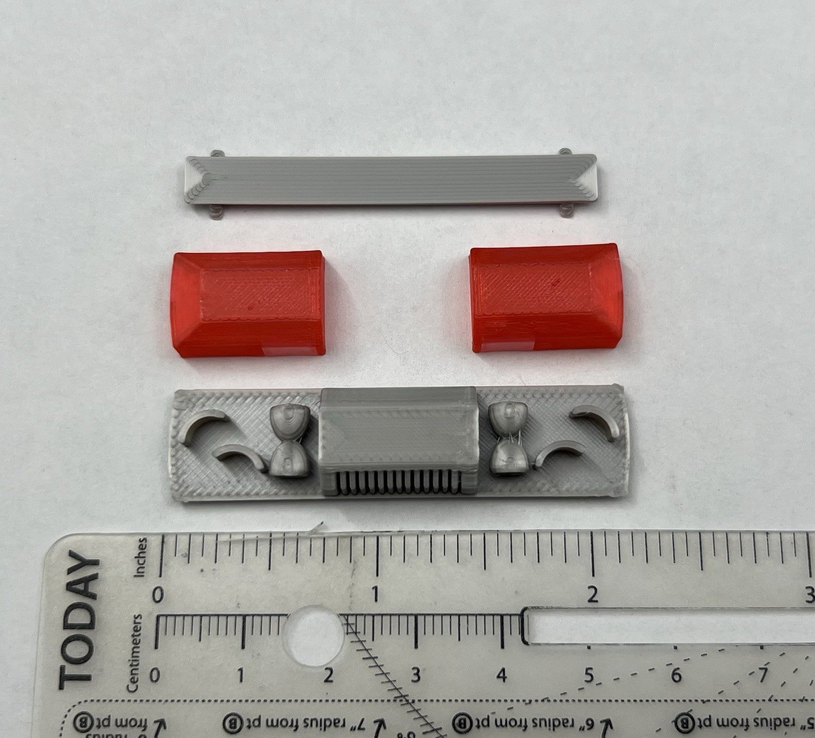 1/24 1/25 Red Smith Wesson 8780 8880 8980 Lightbar Police Sheriff Fire 2441R1