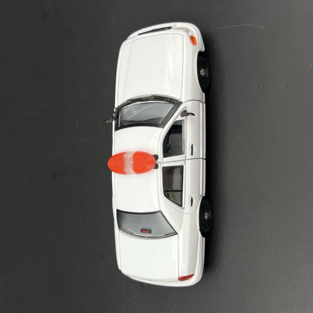 2 Pack 1/43 Red SUV + Sedan Vista Lightbar Greenlight Police Sheriff Fire4