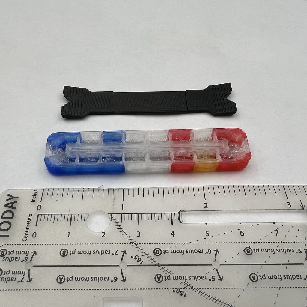 1/18 LED Ready Whelen Edge Connecticut State Police Lightbar Blue Red Amber2