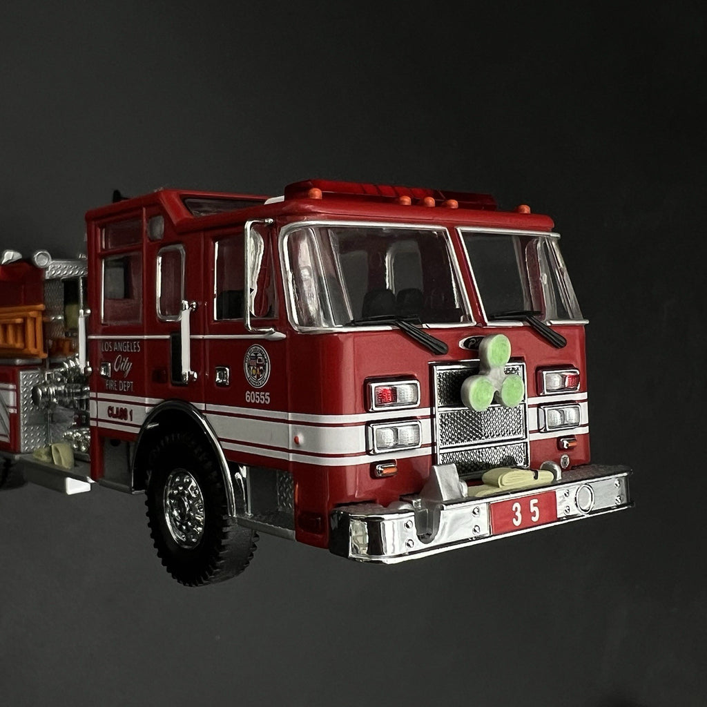 2 Pack 1/64 Roto Ray Green Emergency Light Code 3 Fire Truck Engine Ladder2