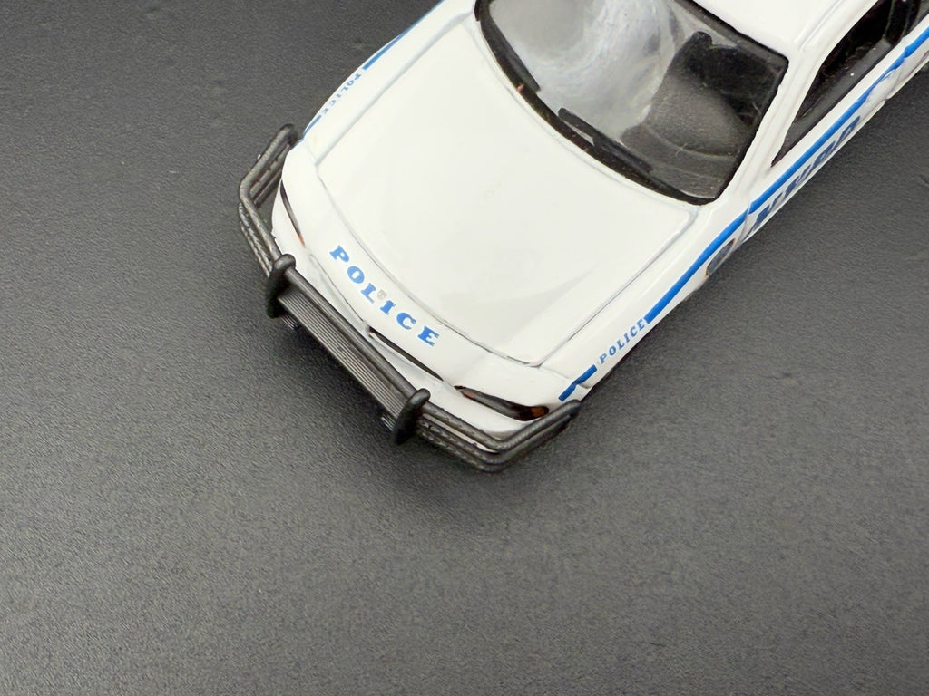 2 PACK 1/64 Go Rhino Wrap Around Push Bumper Pushbar Charger Police Greenlight13