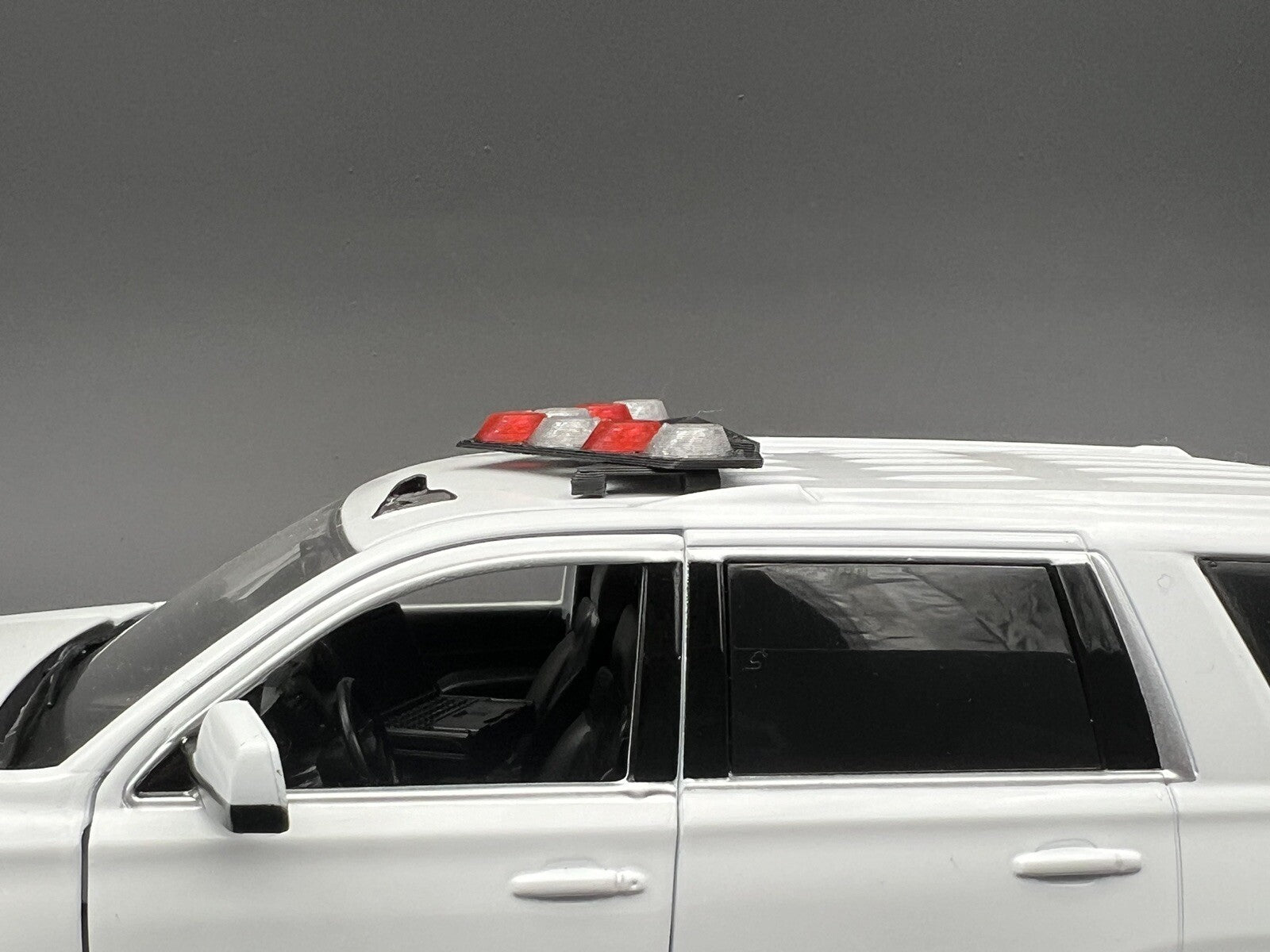 1/24 25 27 LED Ready NYPD Red Federal Signal Vision SLR Lightbar Police Car7