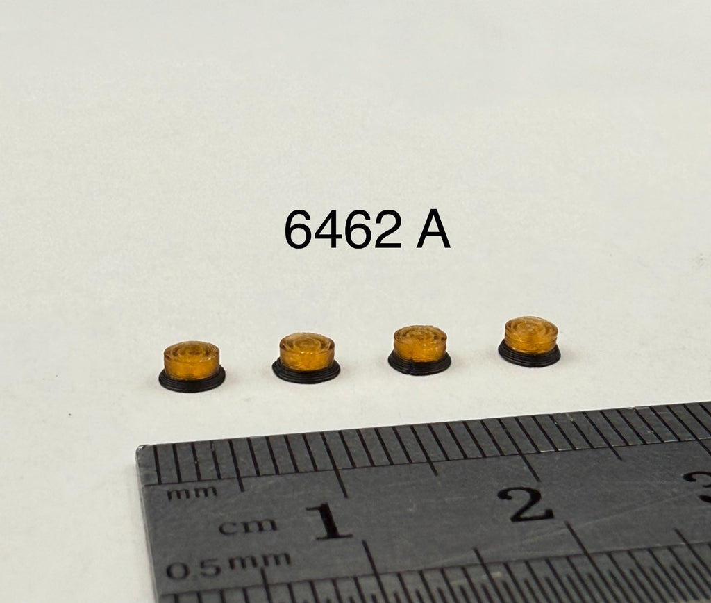 4-Pack 1/64 Scale Model Slim Amber Beacon Lightbar Construction Tow 6462A0