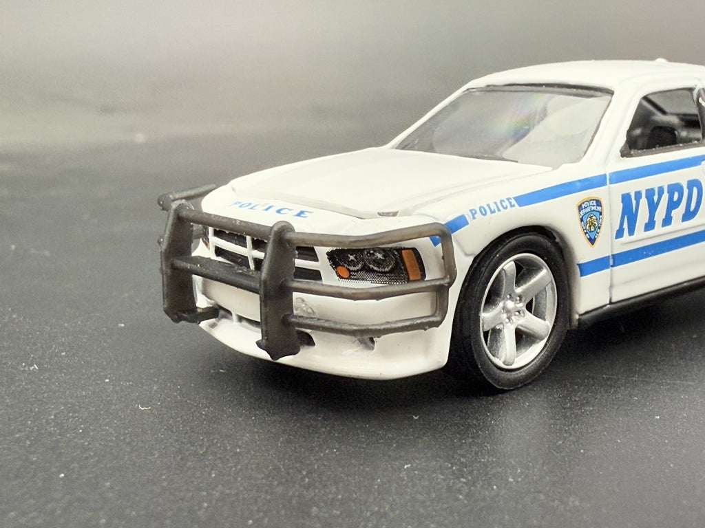 2 PACK 1/64 Go Rhino Wrap Around Push Bumper Pushbar Charger Police Greenlight3