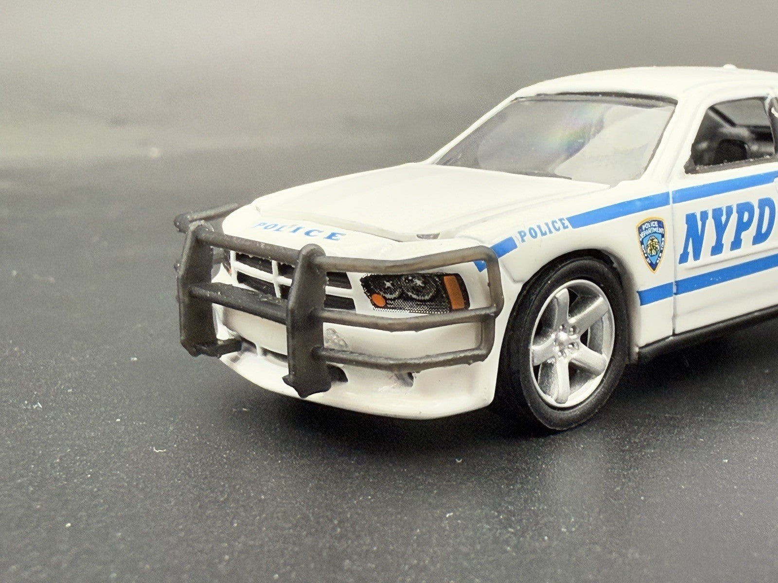 2 PACK 1/64 Go Rhino Wrap Around Push Bumper Pushbar Charger Police Greenlight3