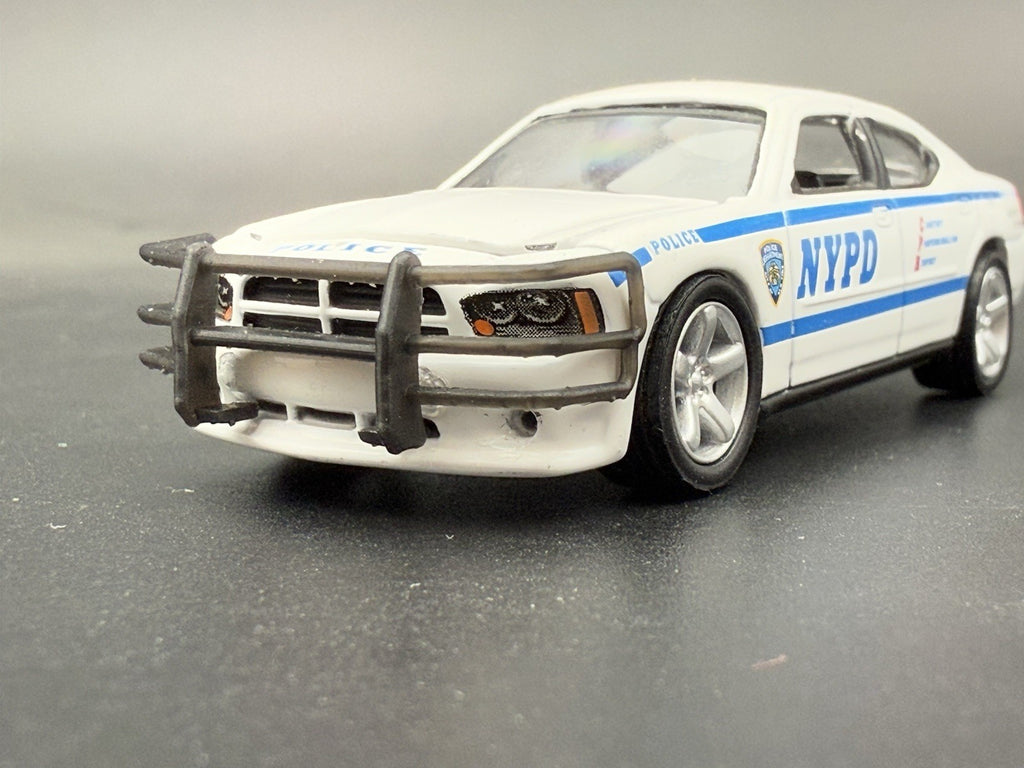 2 PACK 1/64 Go Rhino Wrap Around Push Bumper Pushbar Charger Police Greenlight6