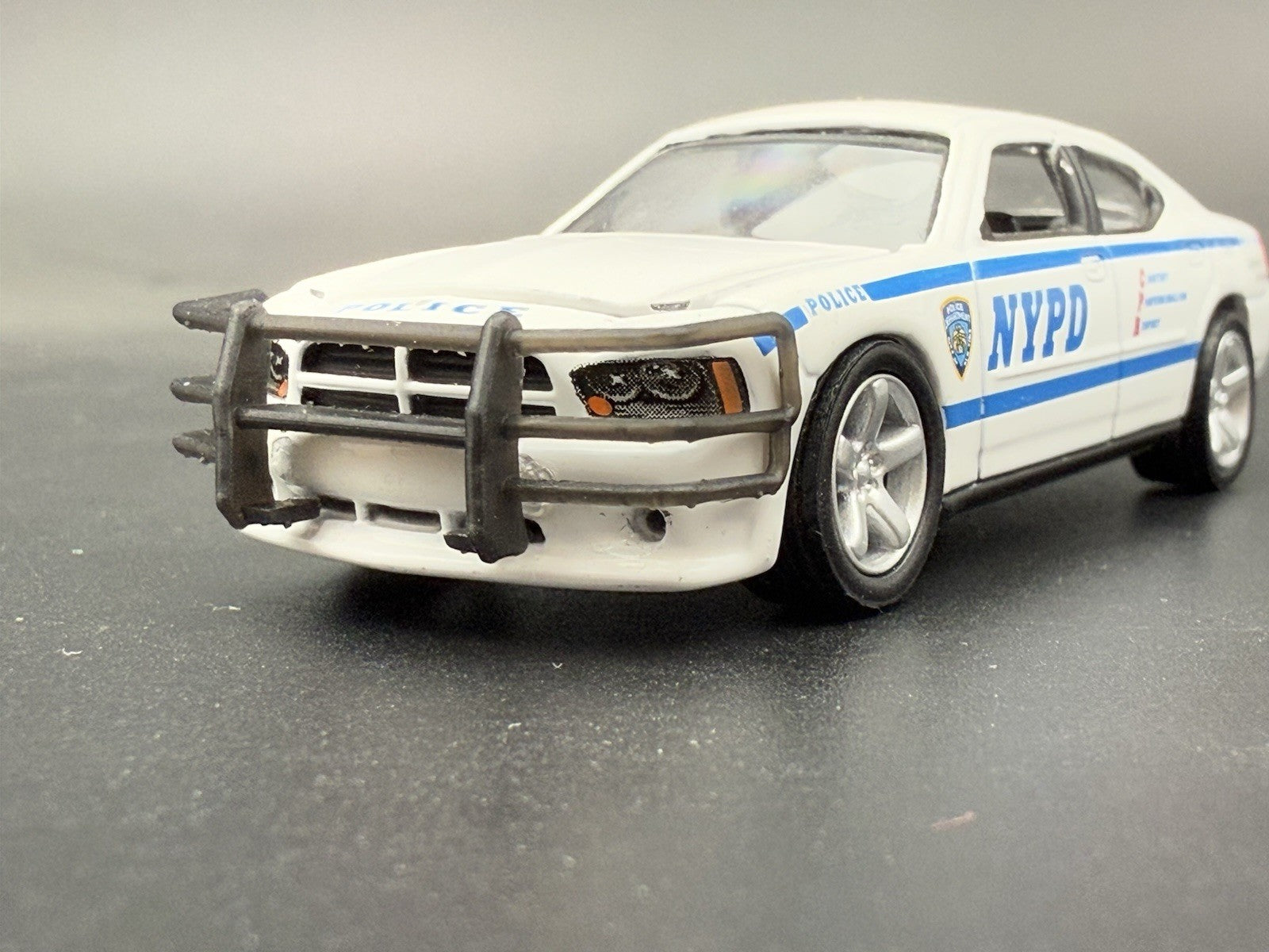 2 PACK 1/64 Go Rhino Wrap Around Push Bumper Pushbar Charger Police Greenlight6