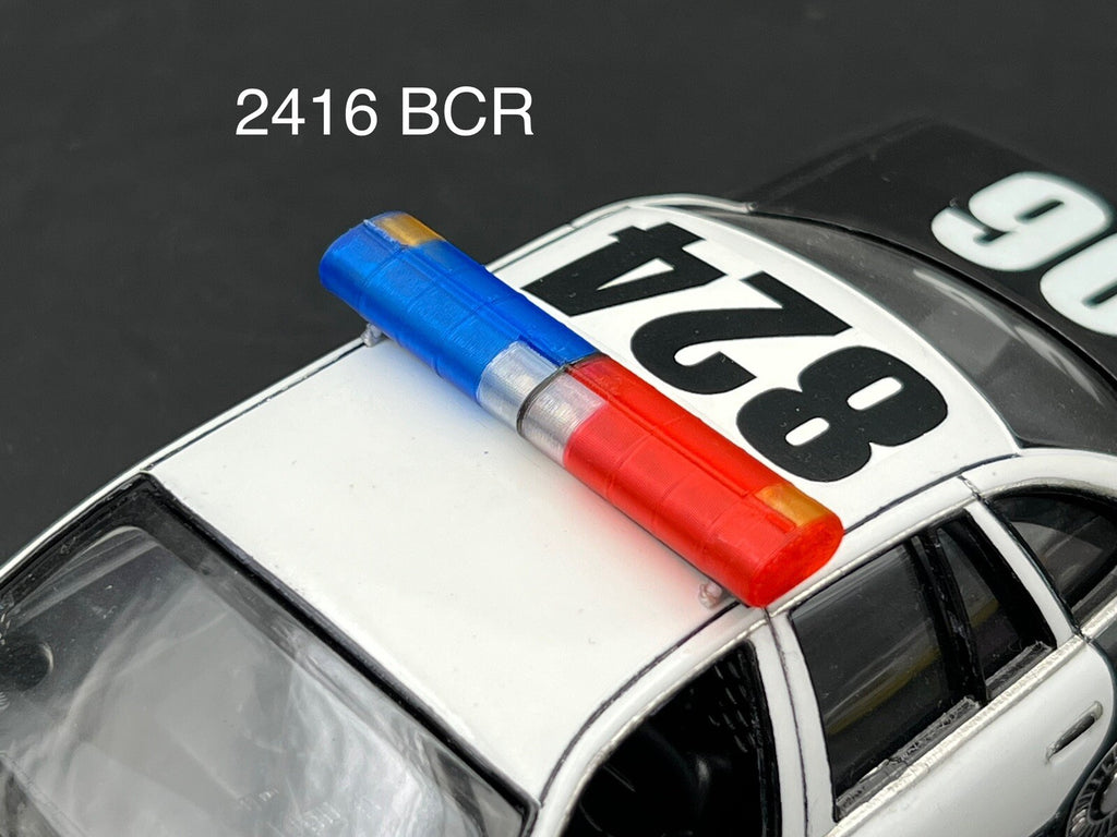 1/24 1/25 LED Ready AeroDynic Lightbar LAPD Blue Red Clear Amber Police Sheriff0