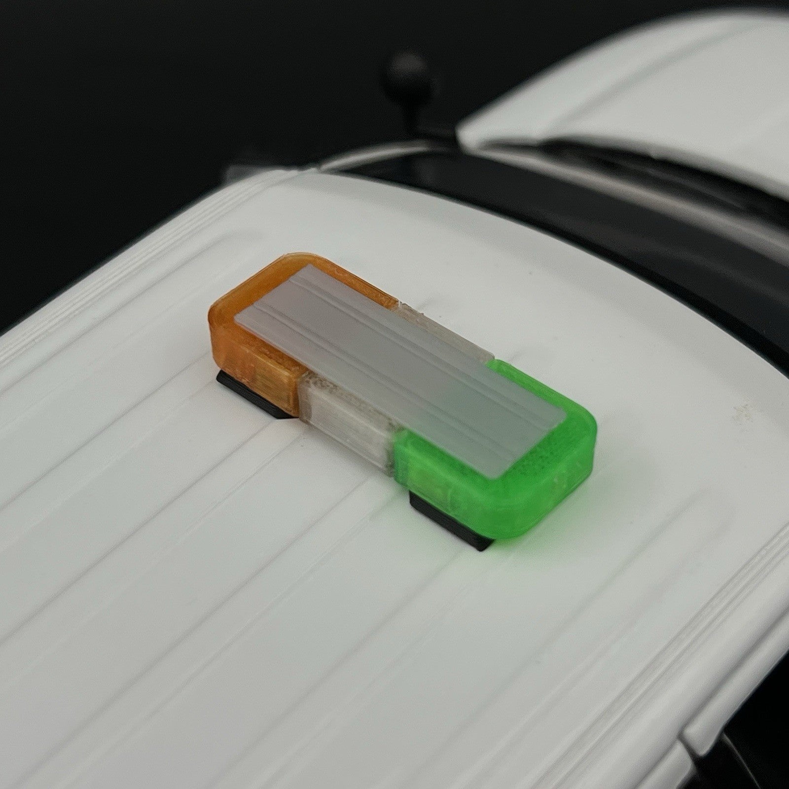 1/18 Mini Whelen Edge Lightbar Amber Clear Green Gray Top Cover4