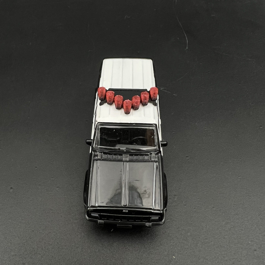 2 Pack 1/64 Red Vector Vision Lightbar Police Sheriff Fire EMS State Patrol3