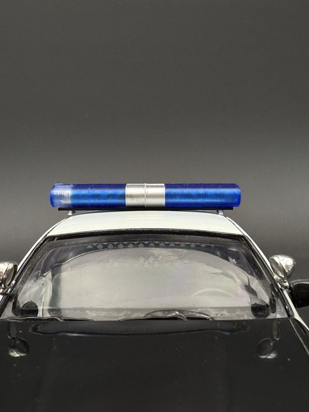 1/24 1/25 Blue Clear Chrome Federal Signal Aerodynic Lightbar Police Hawaii 24162