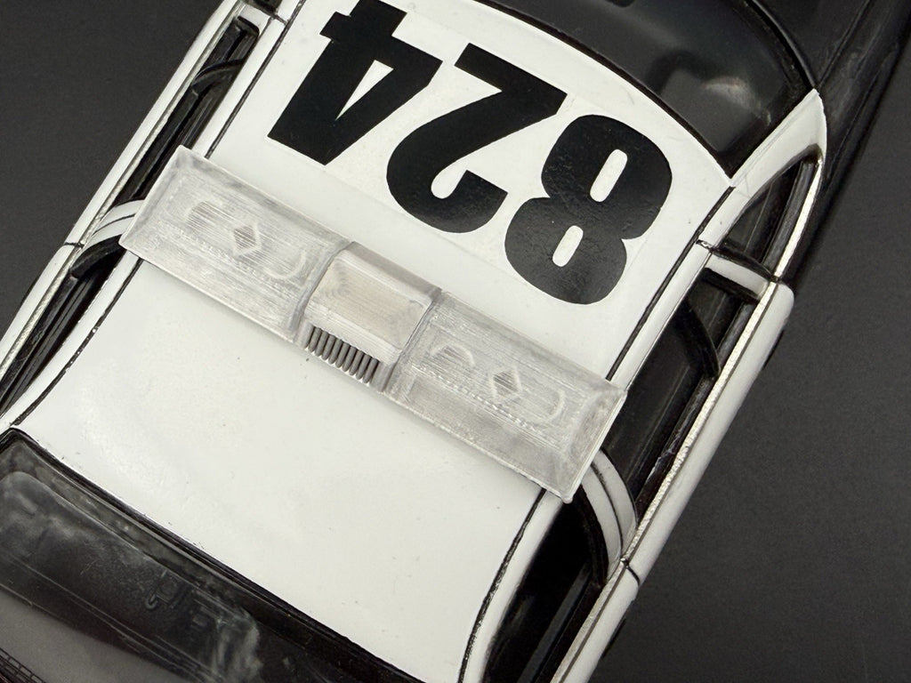 1/24 25 Clear Chrome Code 3 LP6000 Lightbar Police Fire 2411ChromeC2