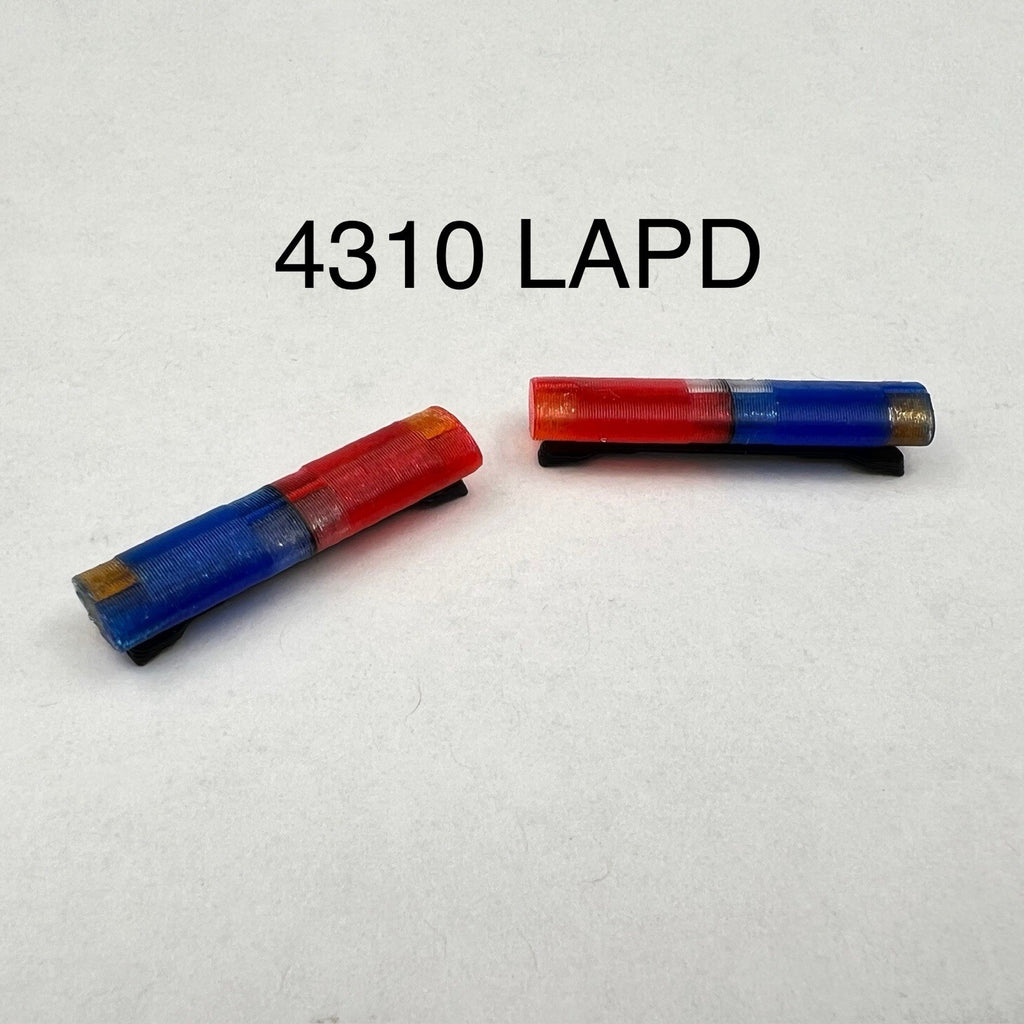 1/43 AeroDynic Lightbar LAPD Style Blue Red Clear Amber Police CHP LASD0