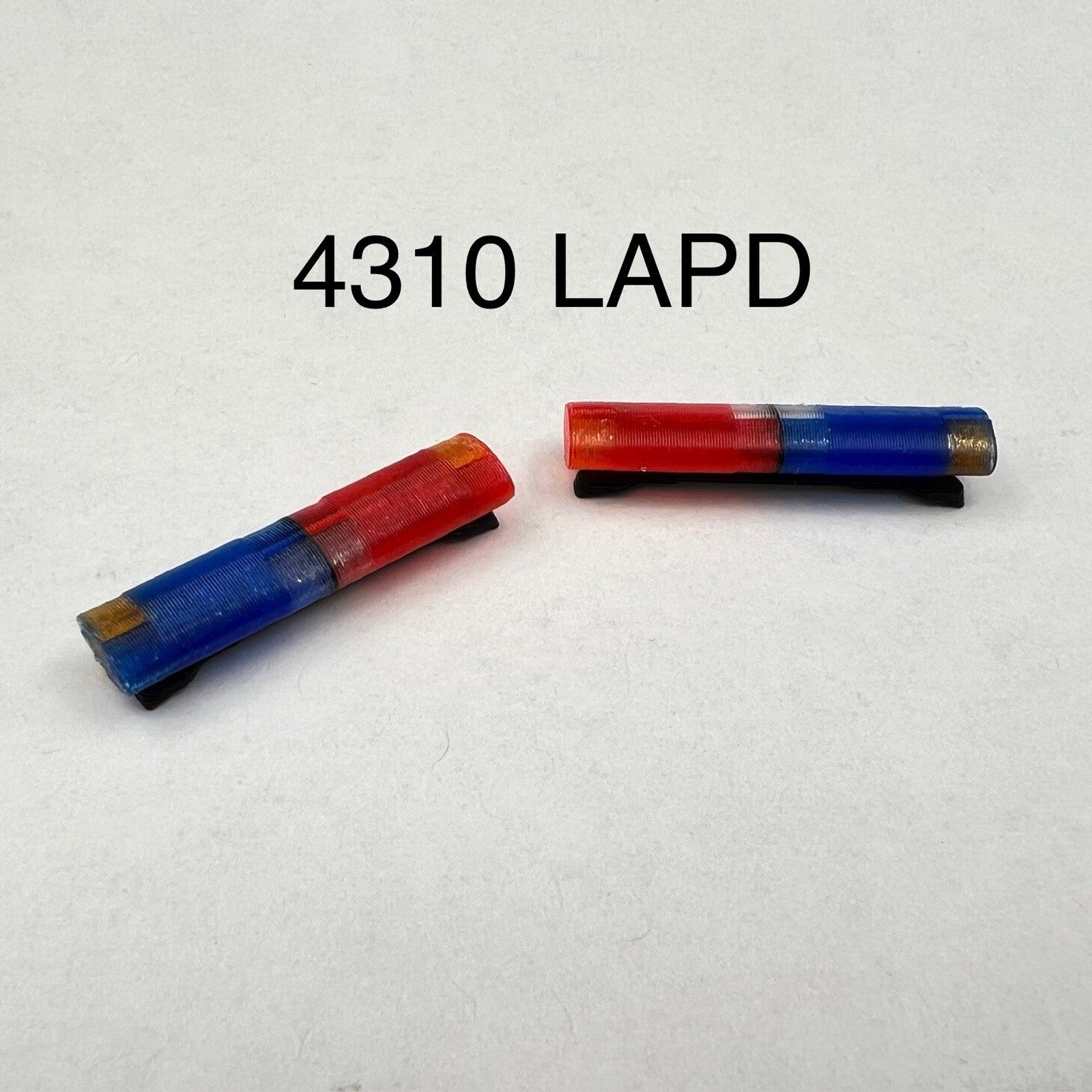 1/43 AeroDynic Lightbar LAPD Style Blue Red Clear Amber Police CHP LASD0