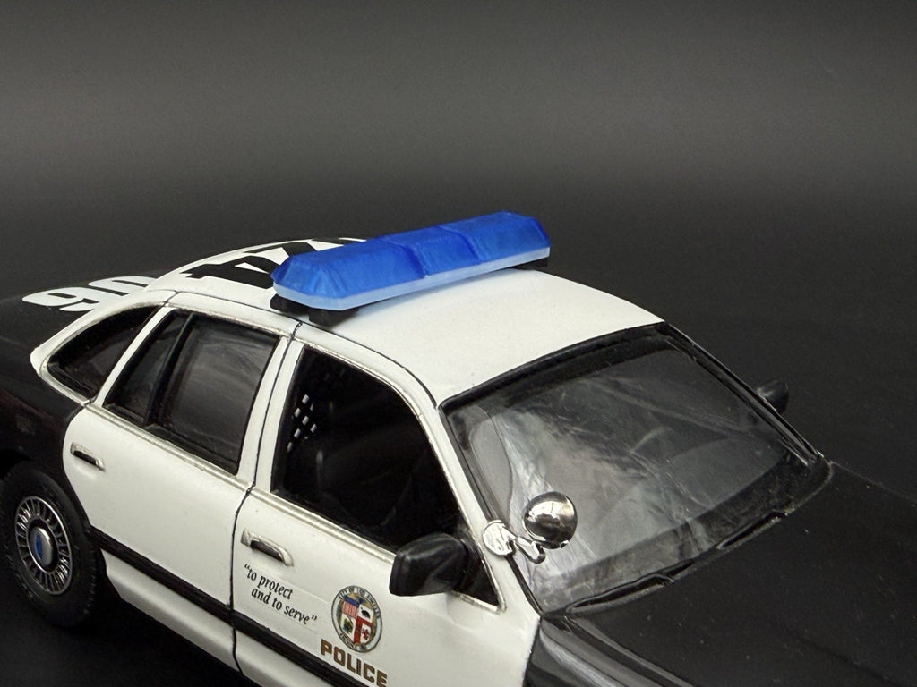 1/24 25 Scale Model Blue Code 3 Excalibur Lightbar Police 2415B6