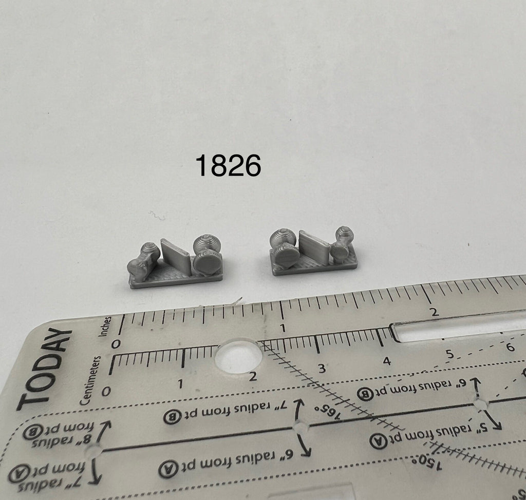 Chrome Rotator Lens Insert For 1/18 Greenlight AeroDynic Police Lightbar Caprice0
