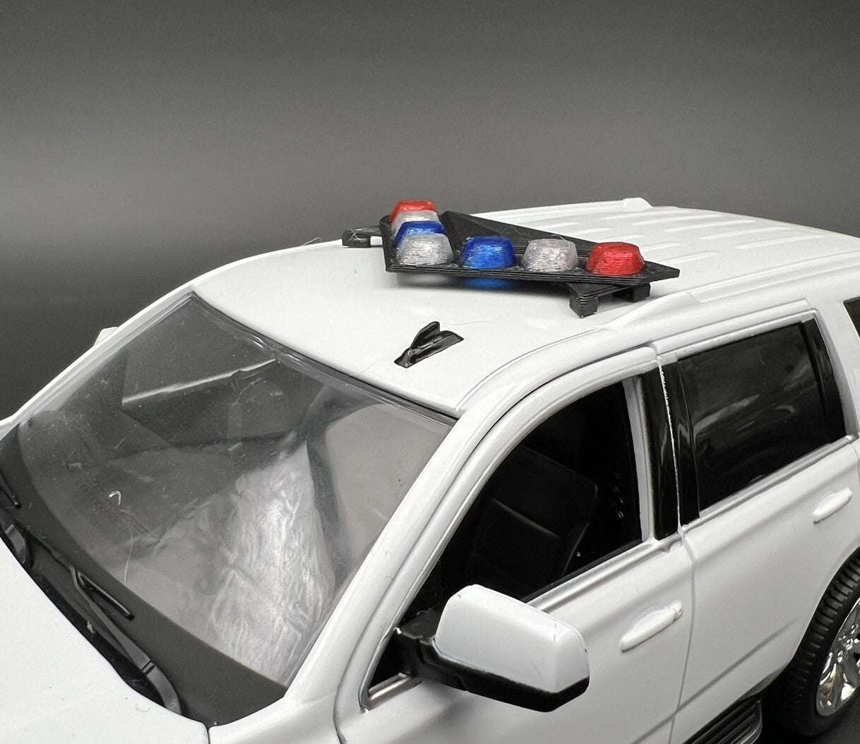 1/24 27 LED Ready LVMPD Blue Red Federal Signal Vision SLR Lightbar Police Car4