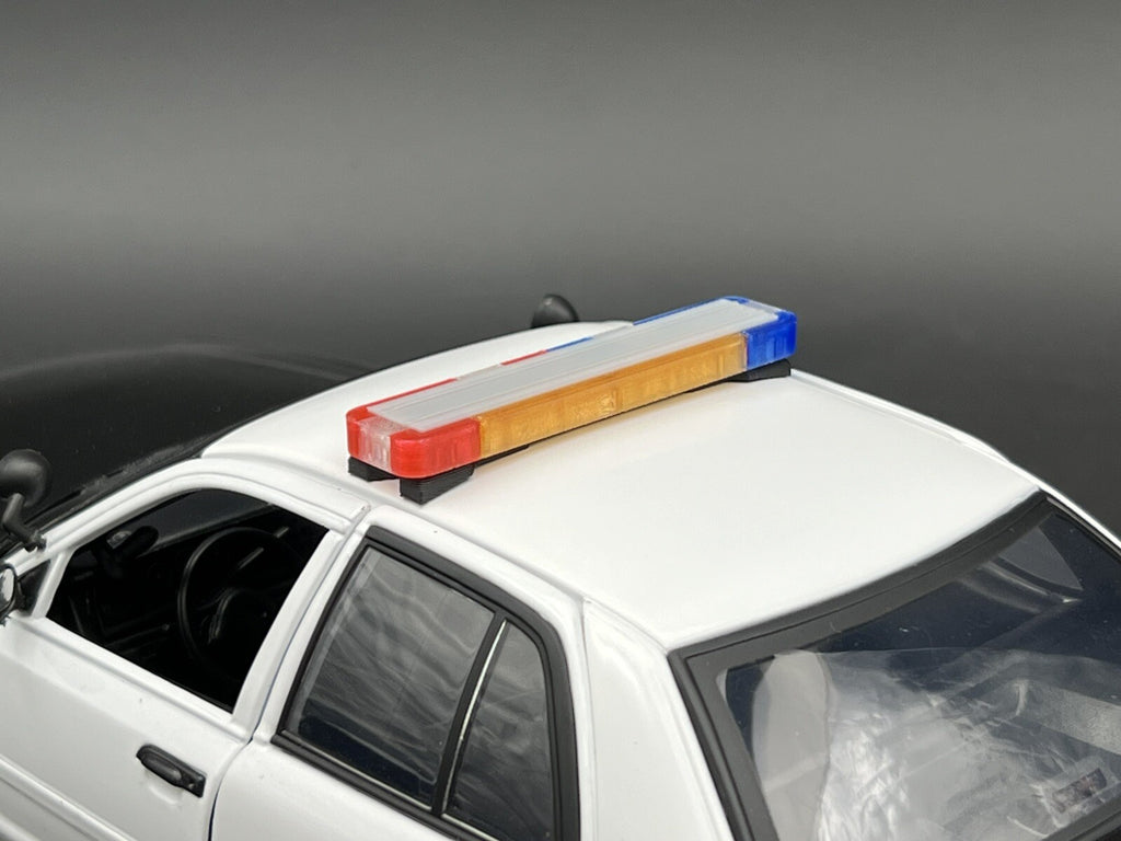 1/18 LED Ready Whelen Edge Lightbar Blue Red Amber Highway Patrol Police Sheriff6