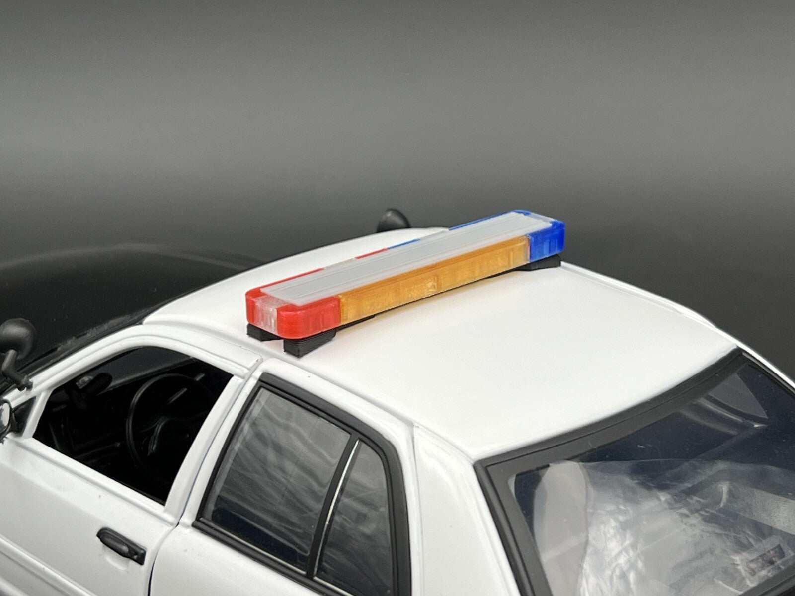 1/18 LED Ready Whelen Edge Lightbar Blue Red Amber Highway Patrol Police Sheriff6