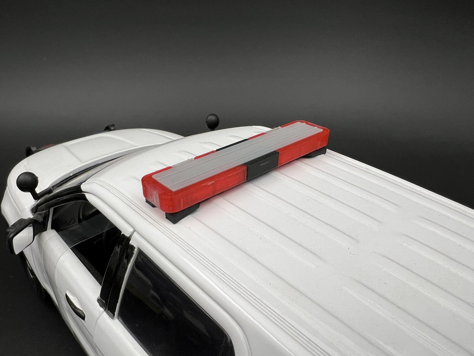 1/18 LED Ready Whelen Edge Lightbar Red Fire State Police Trooper Sheriff Patrol3