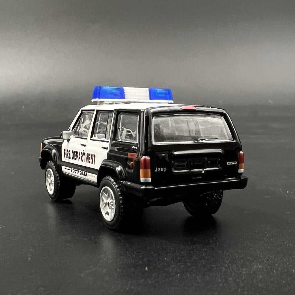 2 Pack 1/64 Blue Federal Signal Twinsonic Lightbar Greenlight Police Sheriff5