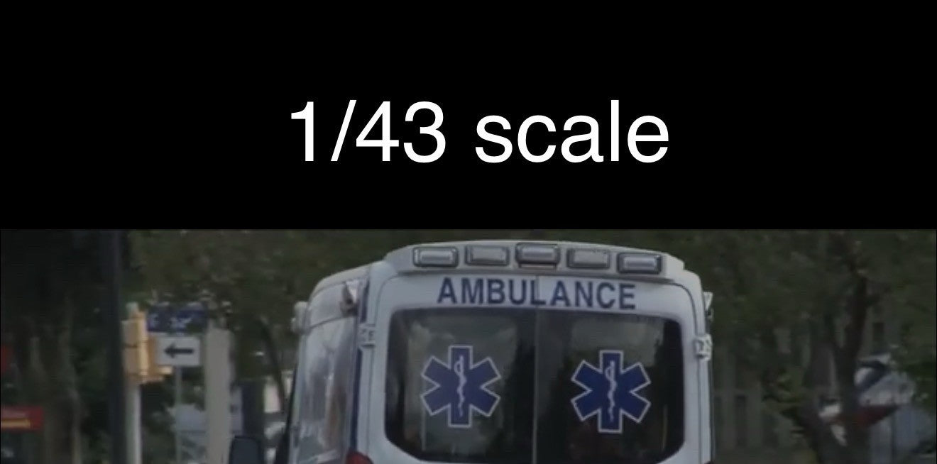 1/43 Scale Model Rear Lightbar For Greenlight Ford Transit Van Ambulance0