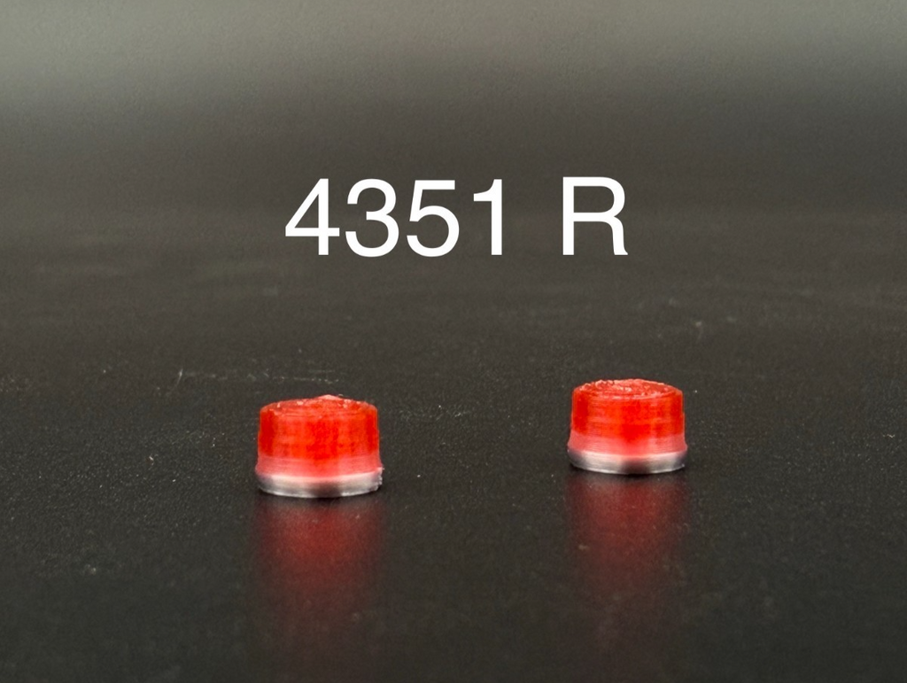 2-Pack 1/43 O Scale Model Michigan State Police nForce NXT Red Beacon 4351R0