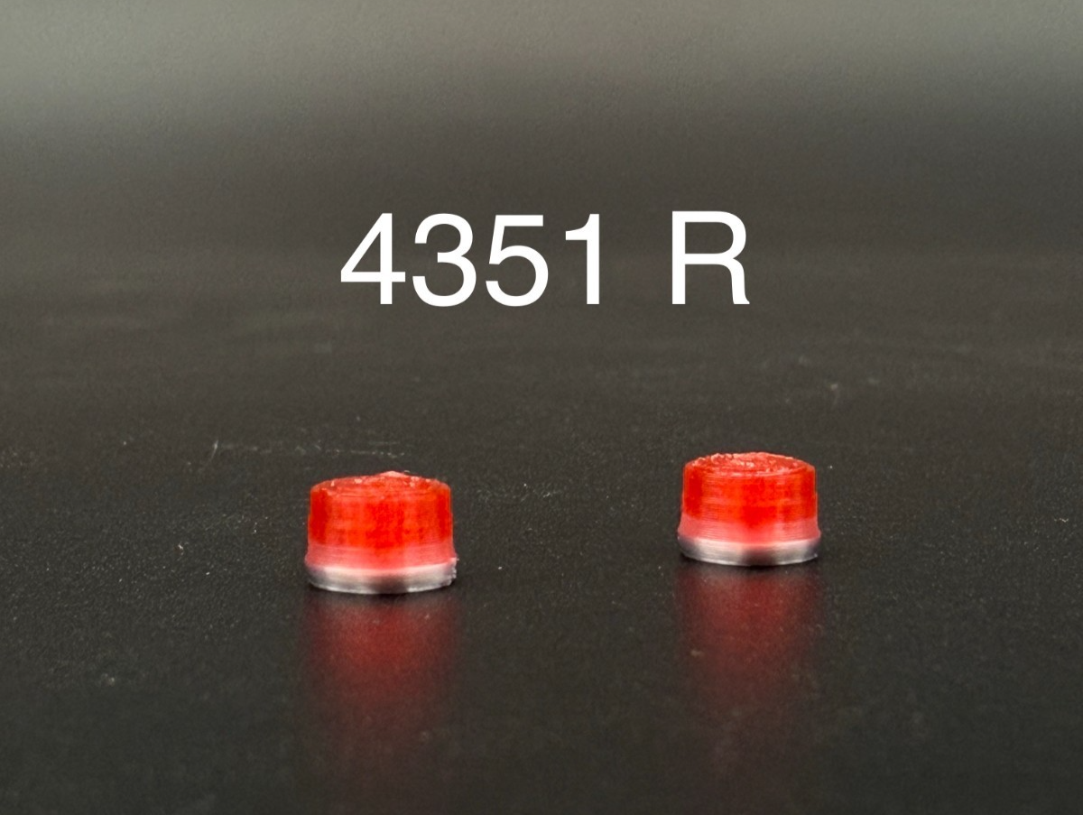 2-Pack 1/43 O Scale Model Michigan State Police nForce NXT Red Beacon 4351R0