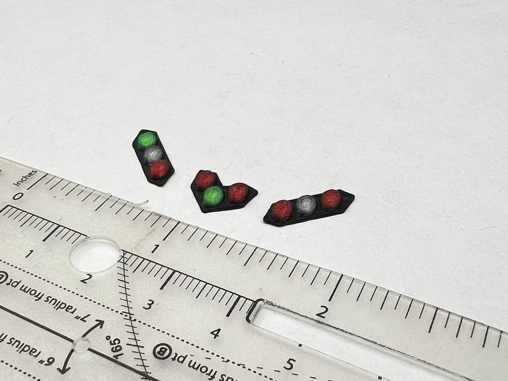 3 Pack 1/64 Chicago Fire CFD Green Red Split Vision SLR Lightbar Truck Code 33