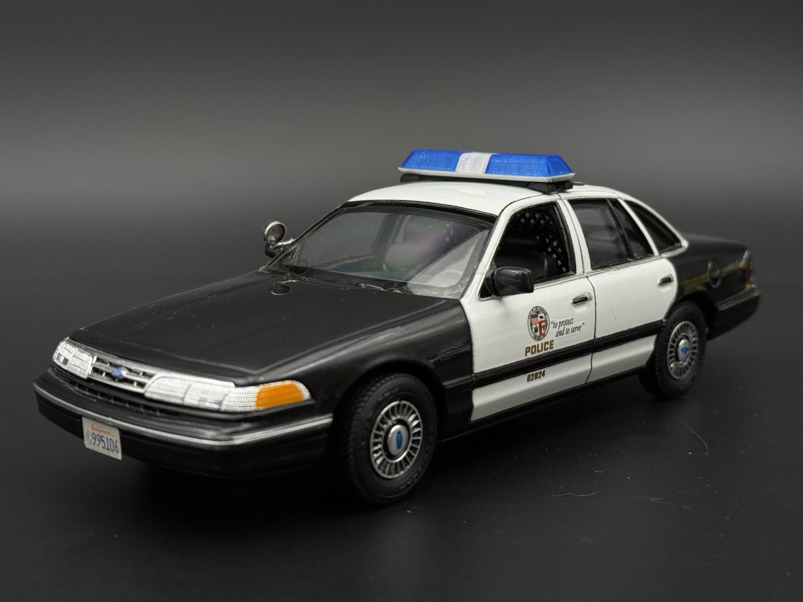 1/24 1/25 Scale Model Blue Clear Code 3 LP6000 Lightbar Police Fire 2411ClearB3