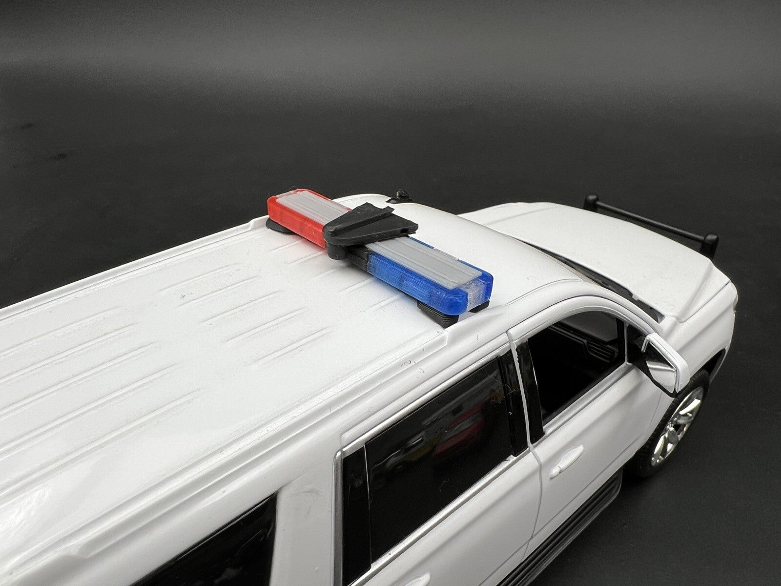 1/24 25 LED Ready Whelen Edge Lightbar Blue Red w/ Speaker Highway Patrol Police7