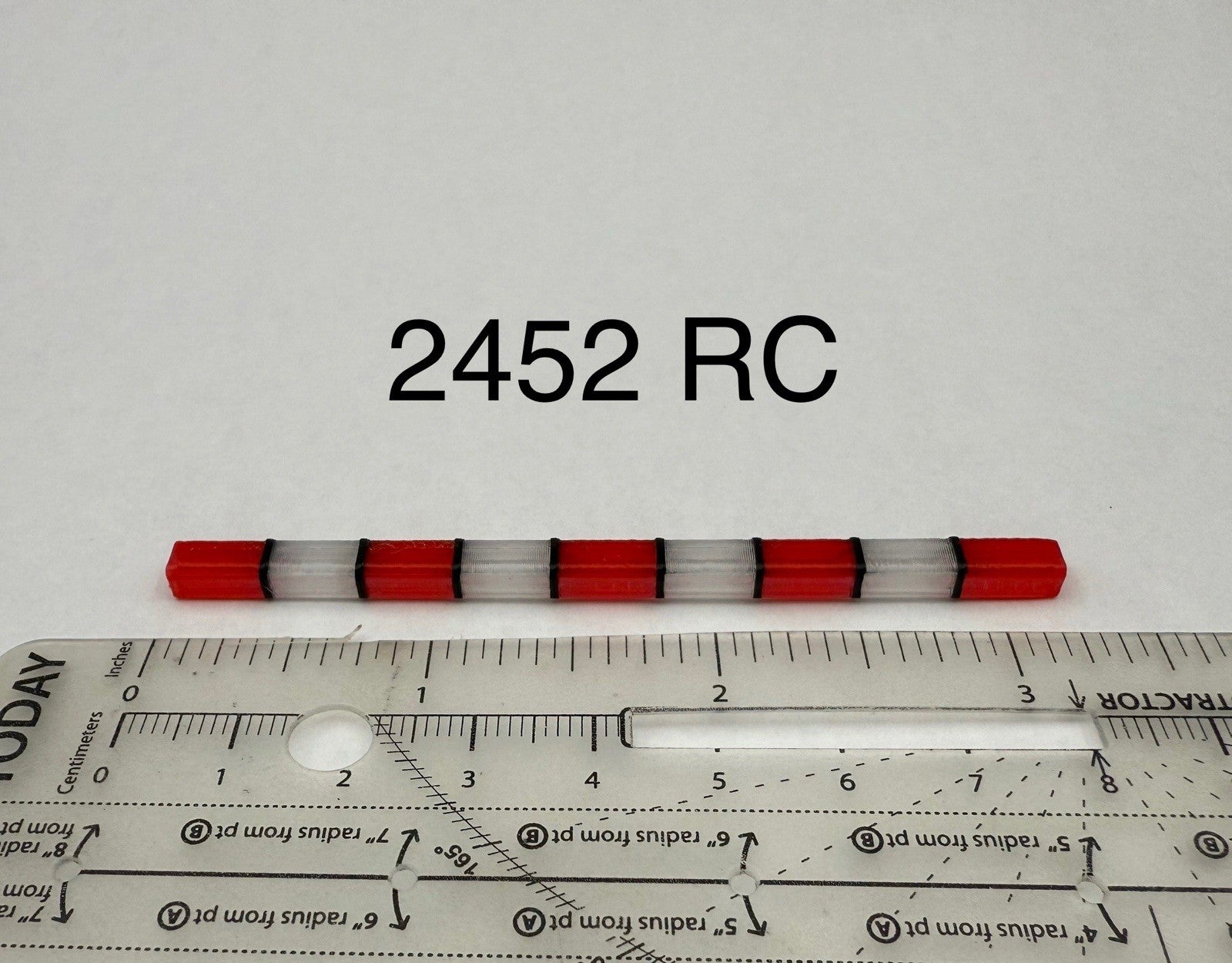 1/24 25 Scale Model Red Clear Whelen 4500 Ambulance Warning EMS Fire 2452RC0