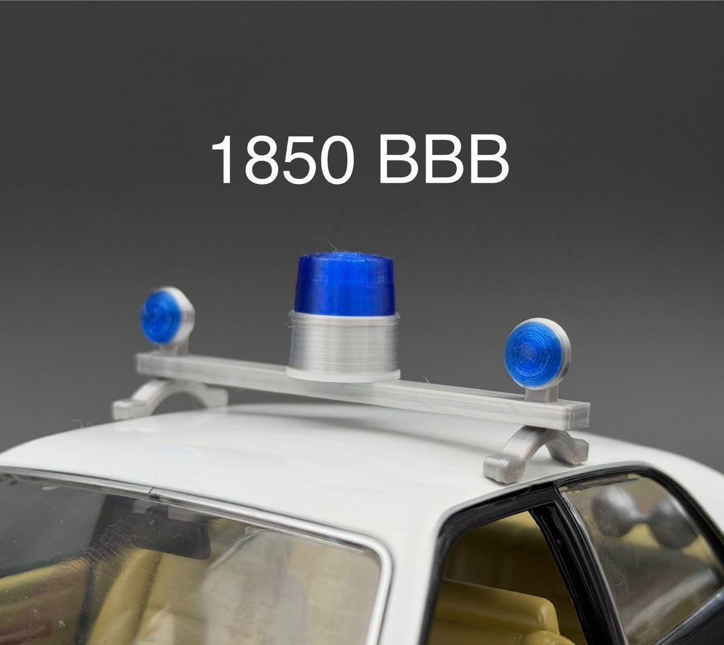 1/18 LED Ready Federal Visibar CJ 184 284 Blue Beacon Blue Lollipop Police Light0