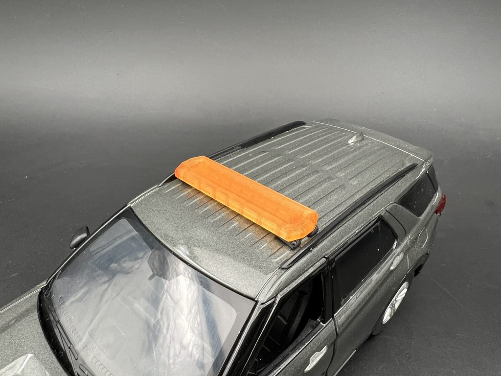 1/24 25 27 LED Ready Code 3 2700 Amber Lightbar Park Work Security Tow Truck3