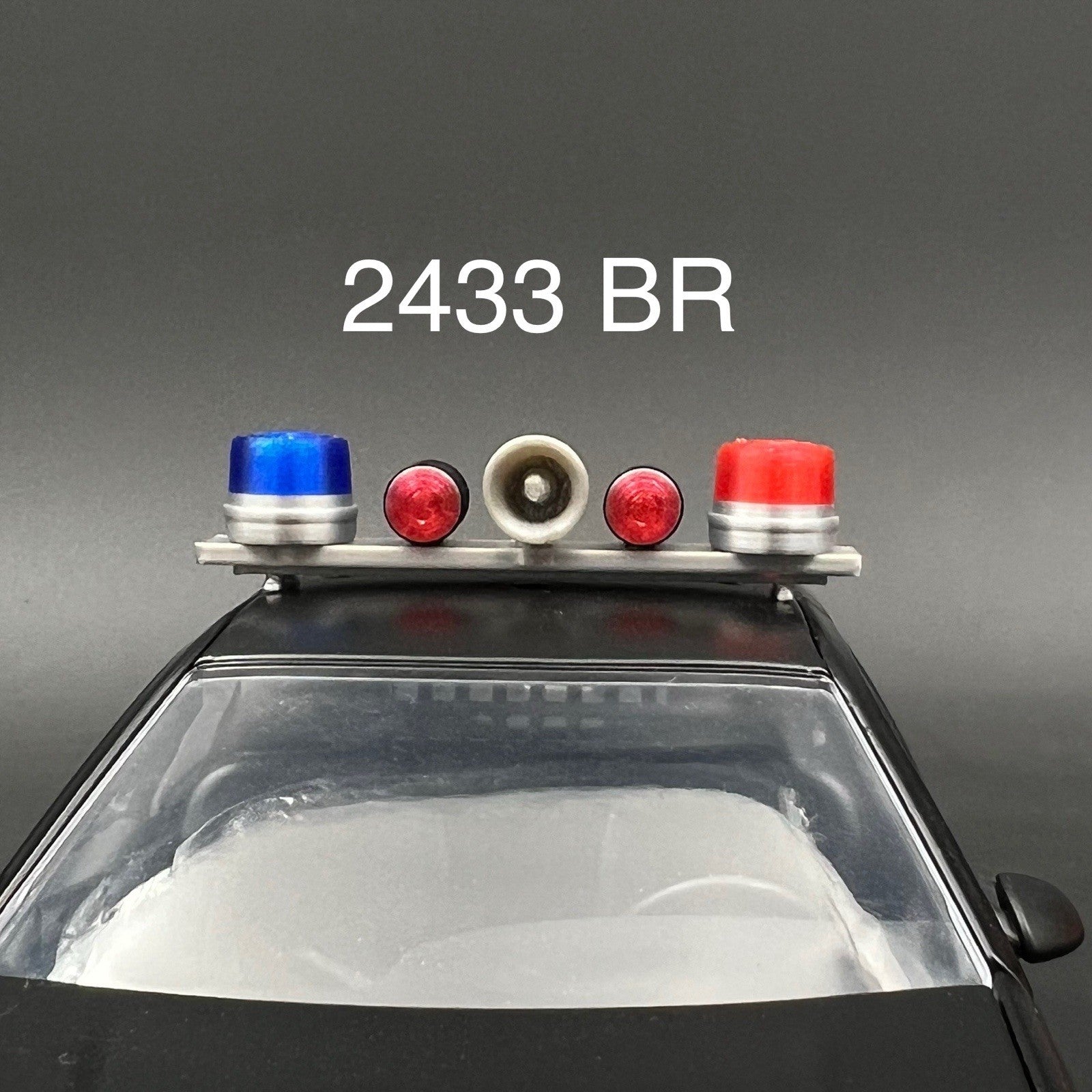 1/24 1/25 Blue Red Mars Skybolt Beacon Lightbar Siren Speaker Police Sheriff0