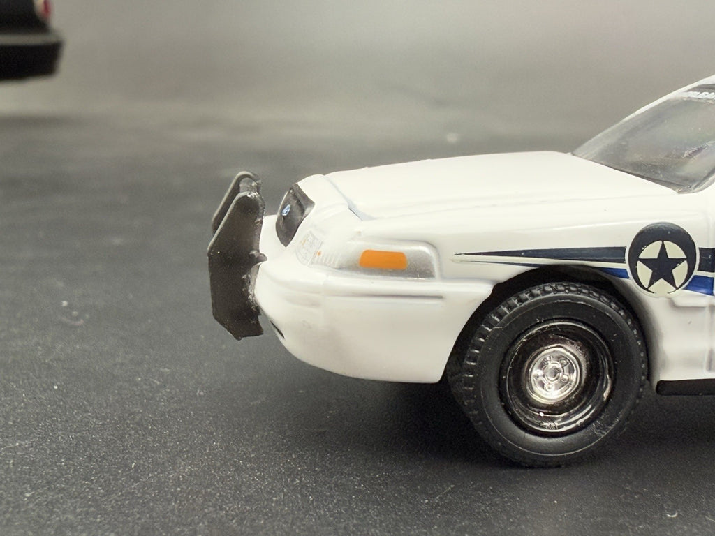 2 PACK 1/64 Go Rhino Push Bumper Pushbar Crown Vic Police Rollin Greenlight 5969