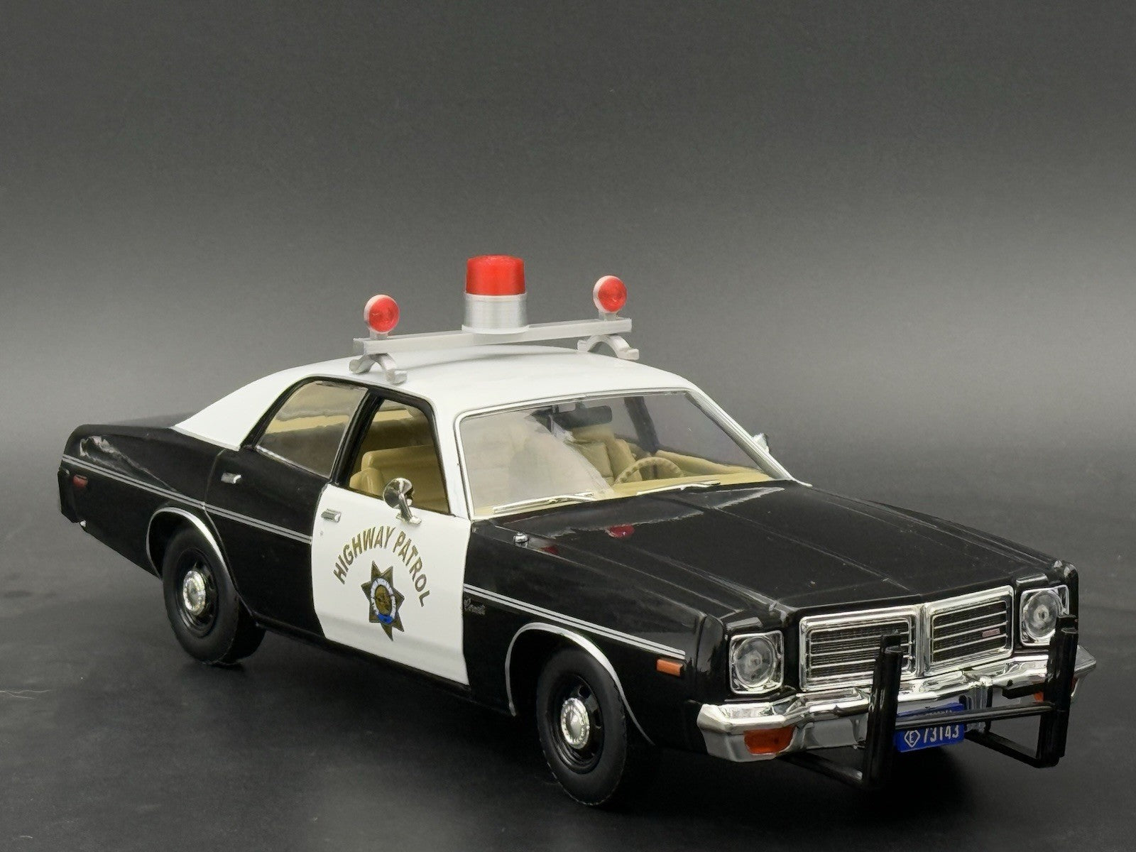1/18 LED Ready Federal Visibar CJ 184 284 Red Beacon Red Lollipop Police Light4