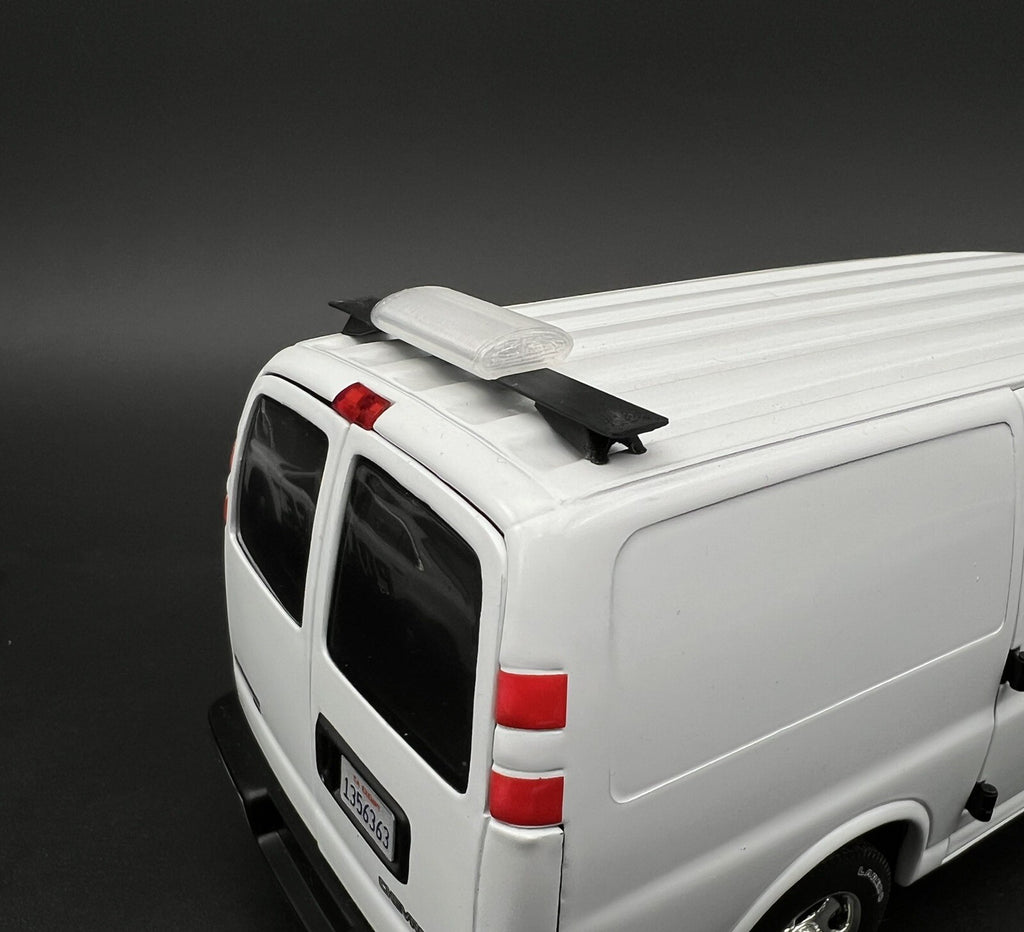 1/24 25 Jetsolaris Lightbar For NYPD Chevy Express Van New York Police Sheriff3