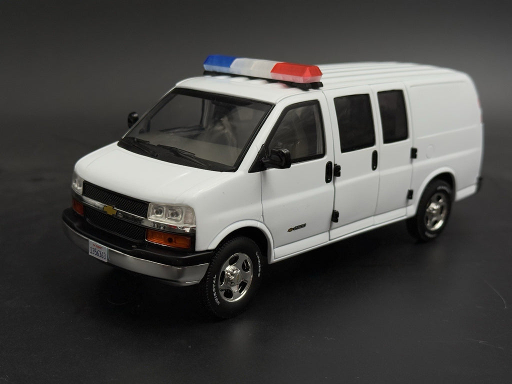 1/24 25 Scale Model Blue Clear Red Code 3 MX7000 XL Lightbar Truck Width 58” 2