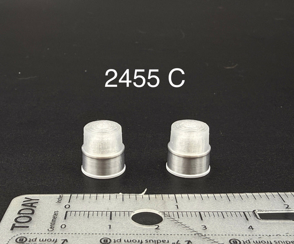 2-Pack 1/24 Scale Model Federal CJ 184 284 Clear Beacon Police Fire 2455C0