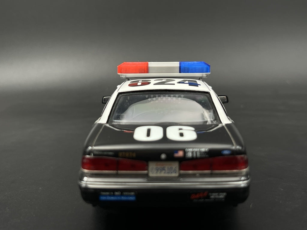 1/24 1/25 Blue Red Smith Wesson 8780 8880 8980 Lightbar Police Sheriff Fire22