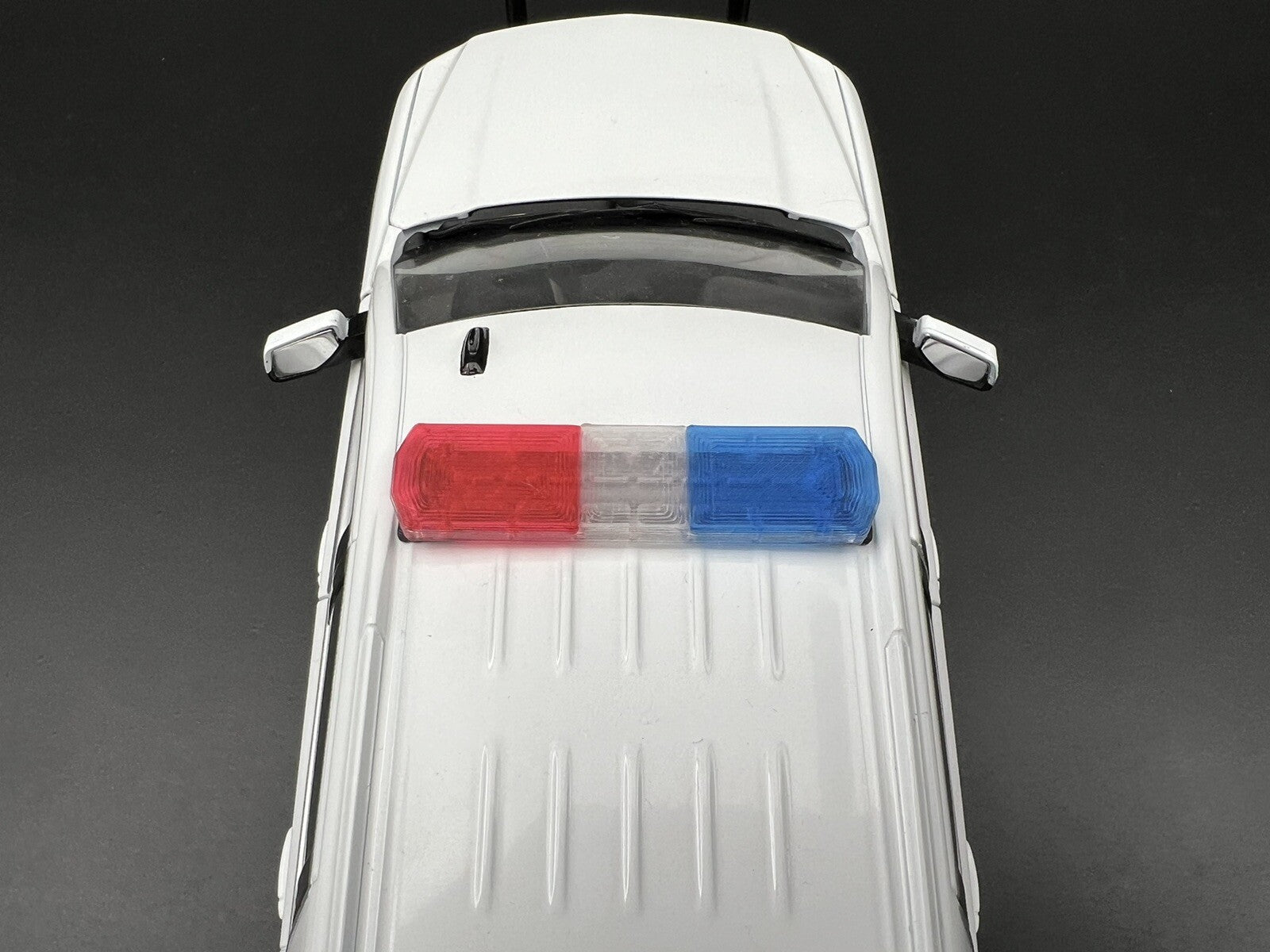 1/24 25 27 LED Ready Code 3 2700 Lightbar Blue Red Sheriff Highway Patrol Police5