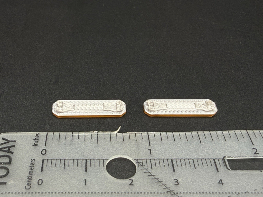 2-Pack 1/64 Scale Model Amber Code 3 Defender Lightbar Security Work 6408A2