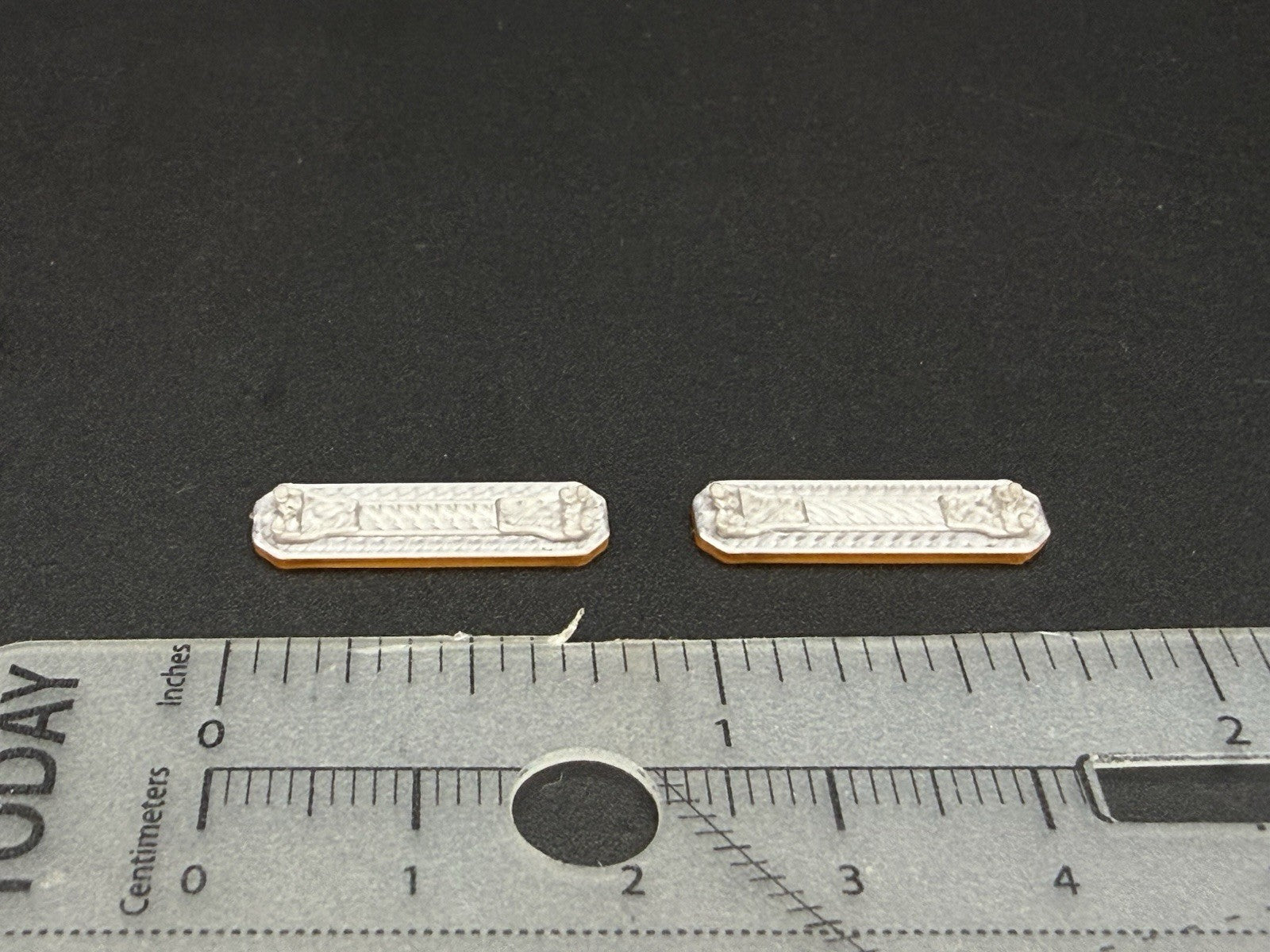 2-Pack 1/64 Scale Model Amber Code 3 Defender Lightbar Security Work 6408A2