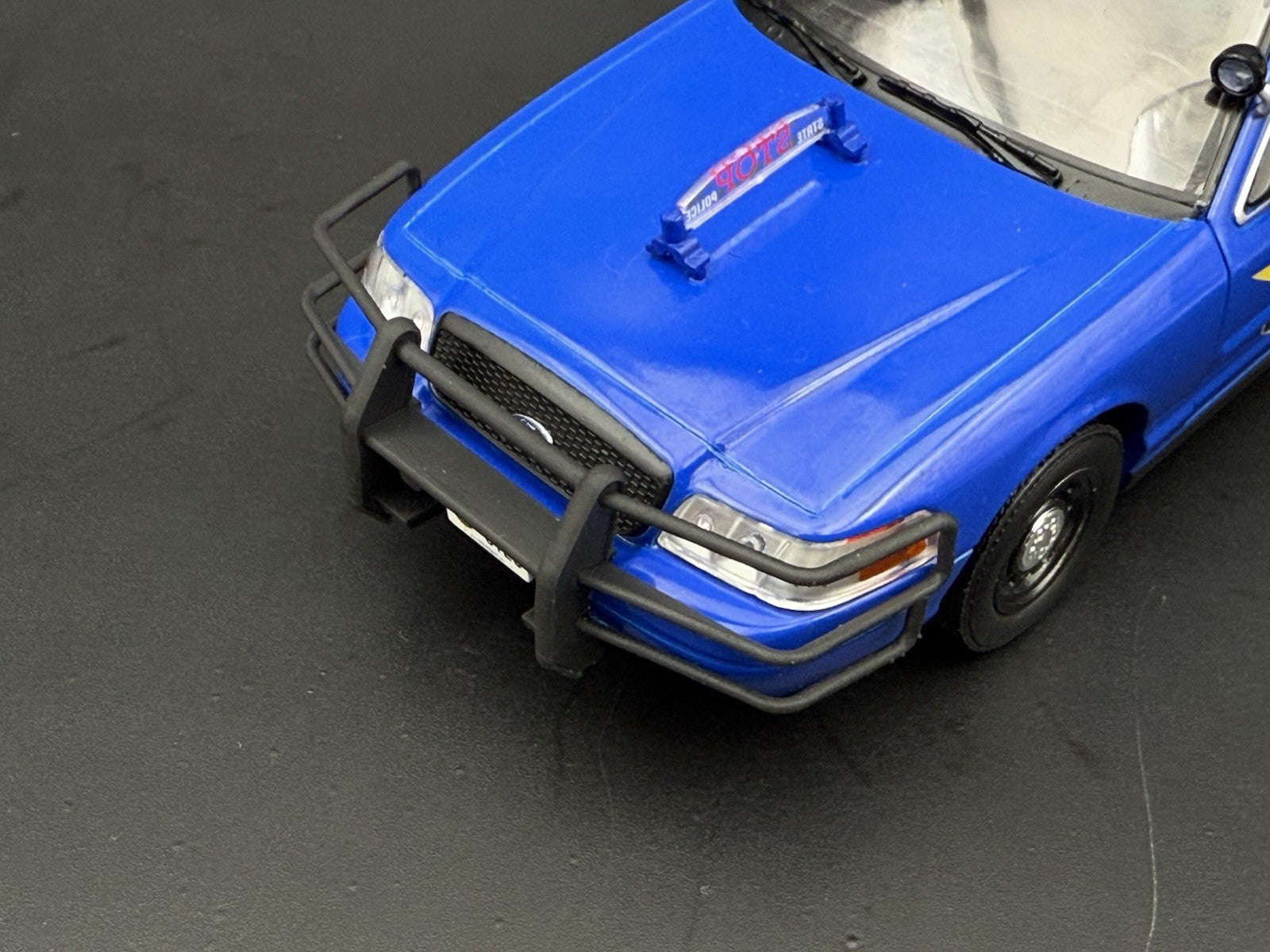 1/24 25 Go Rhino Wrap Around Push Bumper Pushbar Motormax Greenlight Crown Vic13