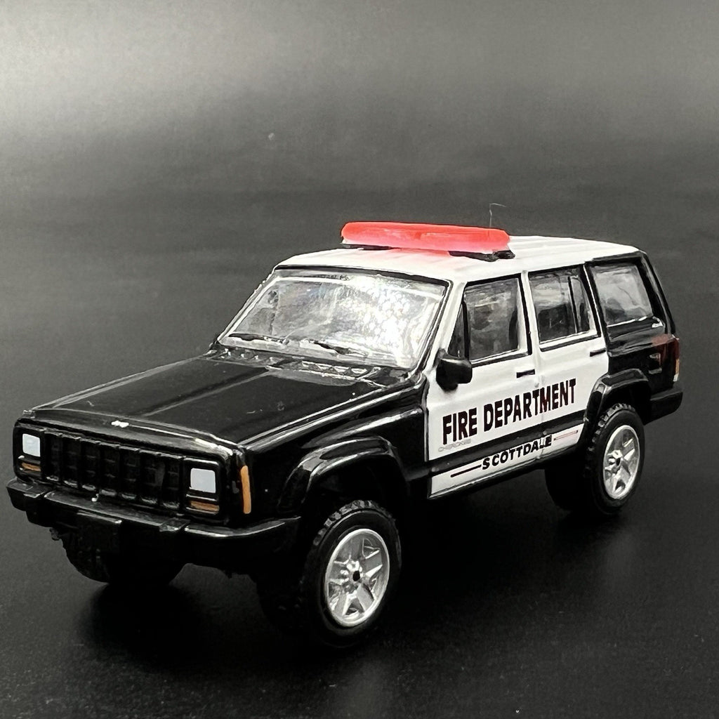 2 Pack 1/64 Red Federal Signal Arjent Lightbar Greenlight Fire EMS Ambulance SUV5